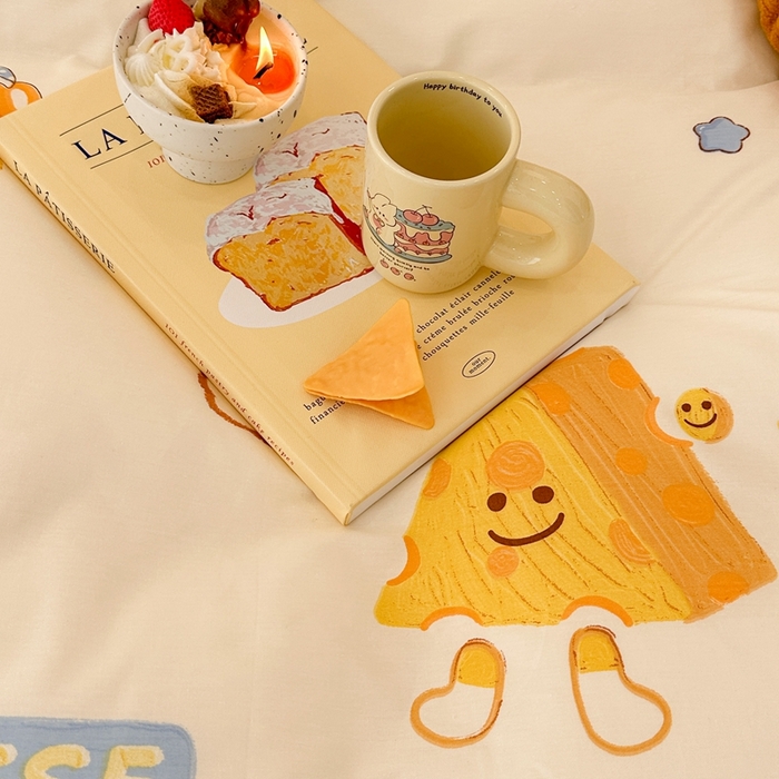 91家纺网 家纺一手货源 找家纺 昔可2023新款甜品系列 一口奶酪