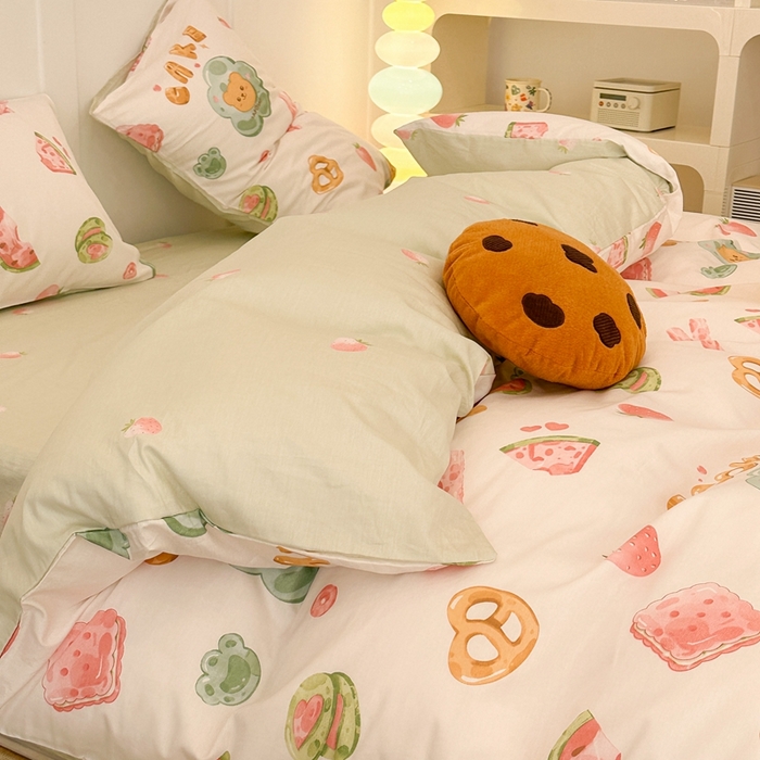 91家纺网 家纺一手货源 找家纺 昔可2023新款甜品系列 西瓜吐司