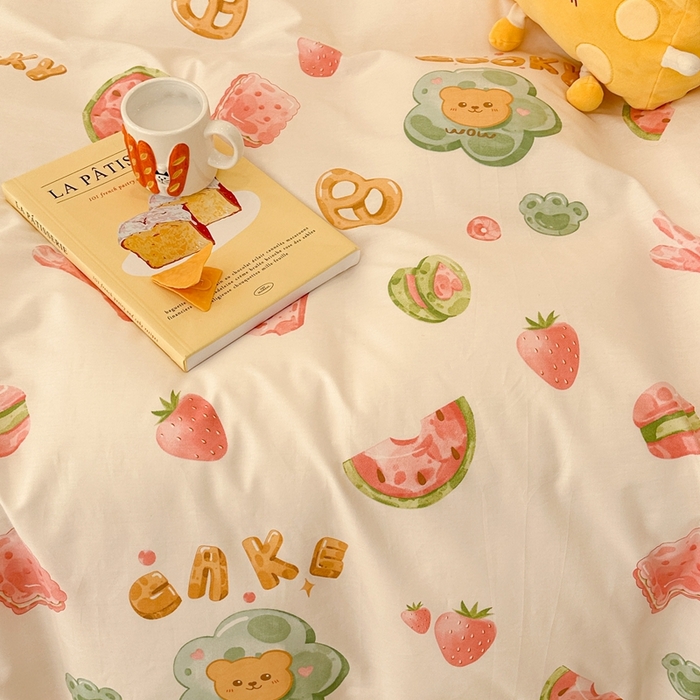 91家纺网 家纺一手货源 找家纺 昔可2023新款甜品系列 西瓜吐司