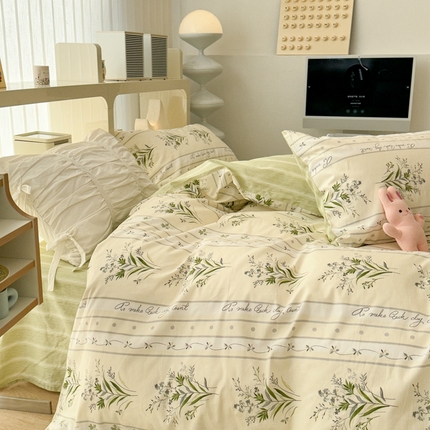 昔可2023新款3月春日全棉四件套 春日絮曲