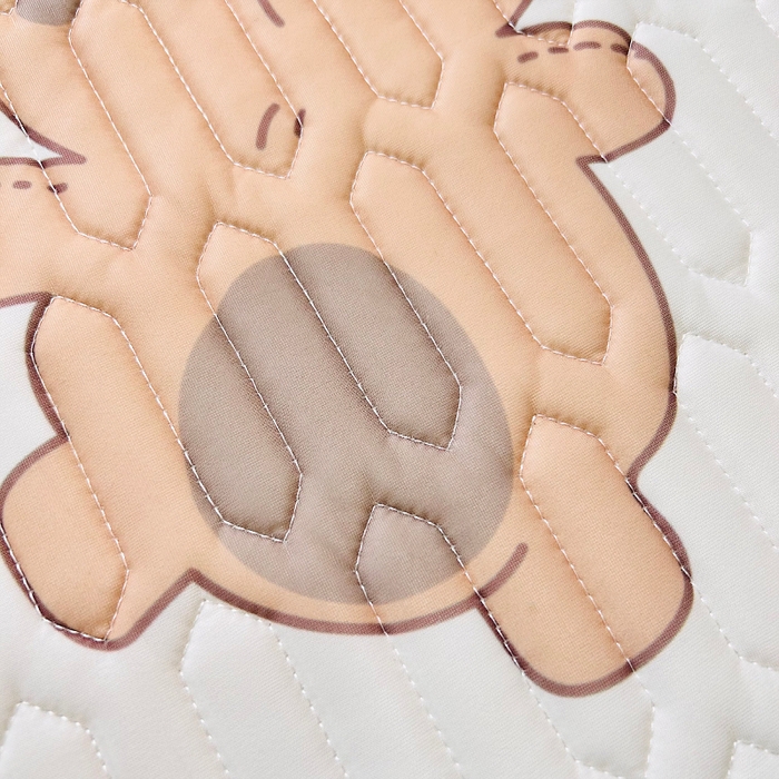 91家纺网 家纺一手货源 找家纺 小虾米 2023新款乳胶凉席床笠 爱心熊