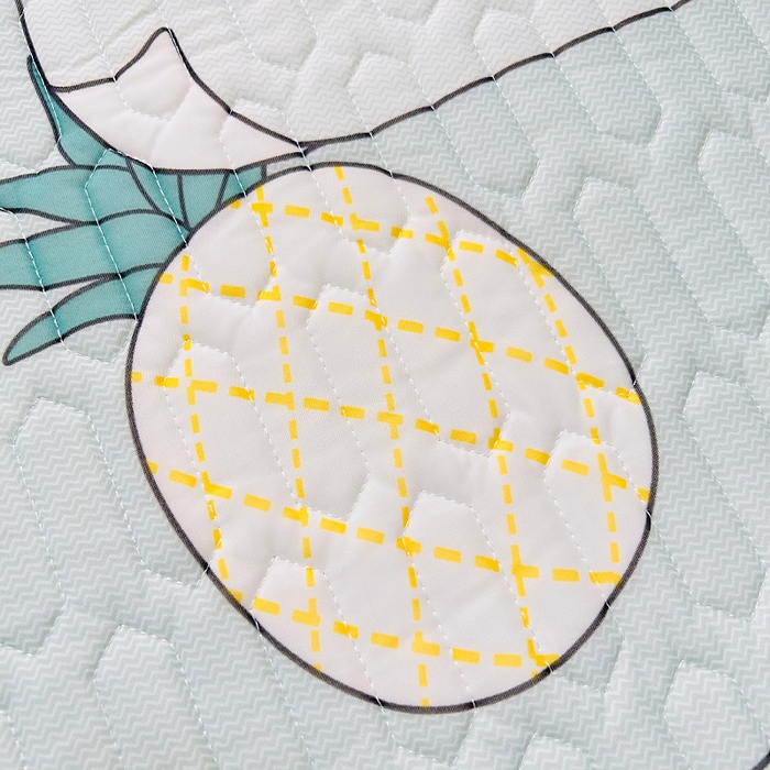 91家纺网 家纺一手货源 找家纺 小虾米 2023新款乳胶凉席床笠 汽车菠萝