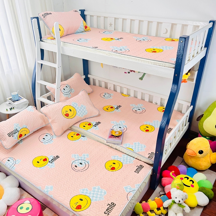 91家纺网 家纺一手货源 找家纺 小虾米 2023新款乳胶凉席床笠 贪吃宝贝