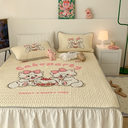 昔可2023新款大版乳胶凉席第一批 蛋糕猫咪（有0.9米和1.2米）
