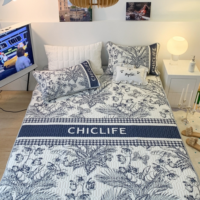 91家纺网 家纺一手货源 找家纺 昔可2023新款大版乳胶凉席第一批 古典花