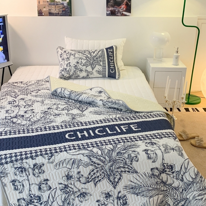 91家纺网 家纺一手货源 找家纺 昔可2023新款大版乳胶凉席第一批 古典花