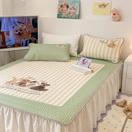 昔可2023新款大版乳胶凉席第一批 萌萌泰迪狗