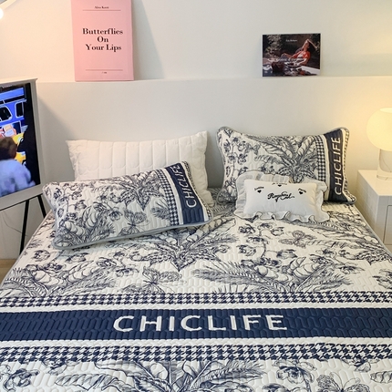 91家纺网 家纺一手货源 找家纺 昔可2023新款大版乳胶凉席第一批 古典花