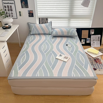 寐居家纺 2023新款凉豆豆印花凉席 凉豆豆-梦幻曲调