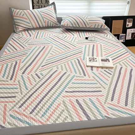 91家纺网 家纺一手货源 找家纺 寐居家纺 2023新款凉豆豆印花凉席 凉豆豆-格调生活