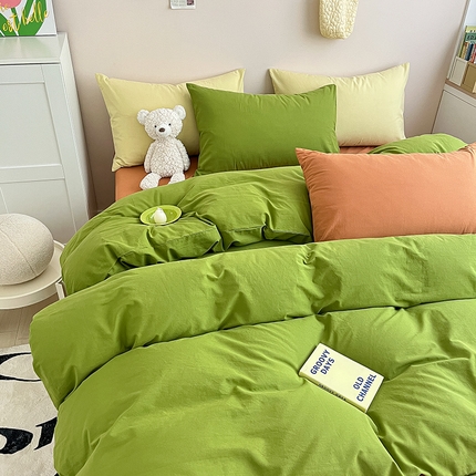 91家纺网 家纺一手货源 找家纺 （总）寐居2023新款水洗棉四件套 