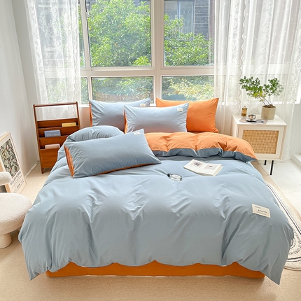 91家纺网 家纺一手货源 找家纺 （总）寐居2023新款水洗棉四件套 