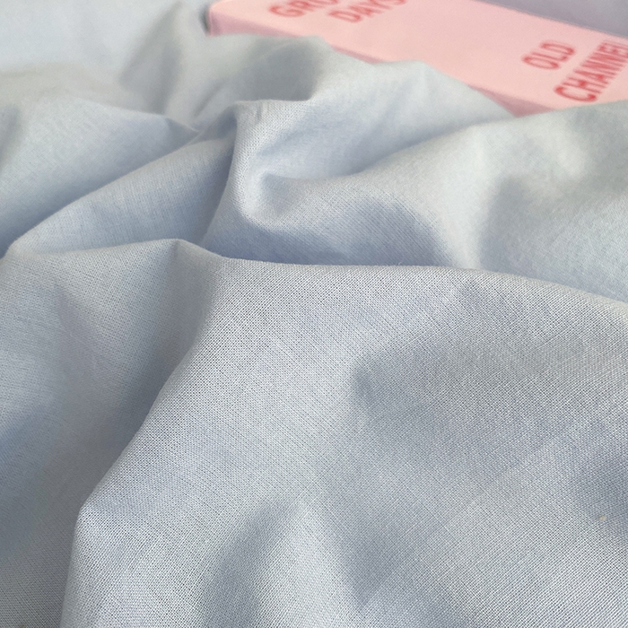 91家纺网 家纺一手货源 找家纺 寐居2023新款水洗棉四件套  ins风-迷雾蓝