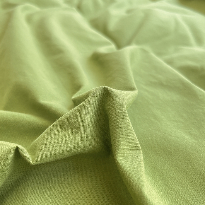 91家纺网 家纺一手货源 找家纺 寐居2023新款水洗棉四件套  军绿+焦糖