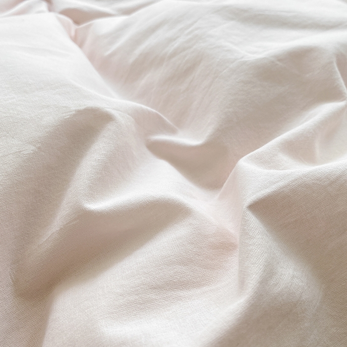 91家纺网 家纺一手货源 找家纺 寐居2023新款水洗棉四件套  奶油玉+橄榄绿