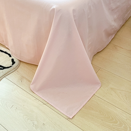 寐居2023新款绣花款水洗棉四件套  萌萌兔-紫