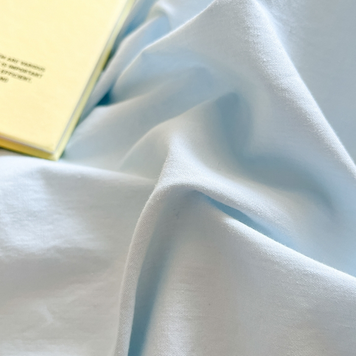 91家纺网 家纺一手货源 找家纺 寐居2023新款绣花款水洗棉四件套  萌宠恐龙-蓝