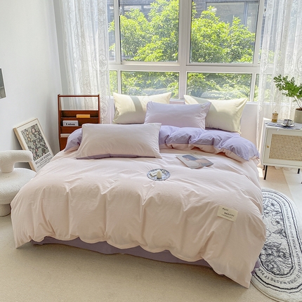 91家纺网 家纺一手货源 找家纺 （总）寐居2023新款水洗棉单被套 