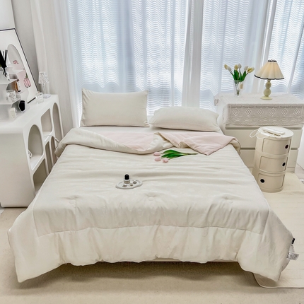 91家纺网 家纺一手货源 找家纺 （总）寐居家纺 2023新款华夫格提花夏被