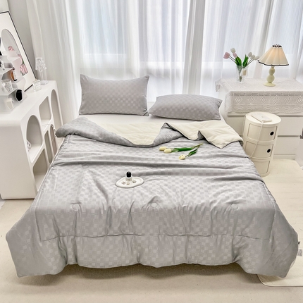 91家纺网 家纺一手货源 找家纺 （总）寐居家纺 2023新款华夫格提花夏被