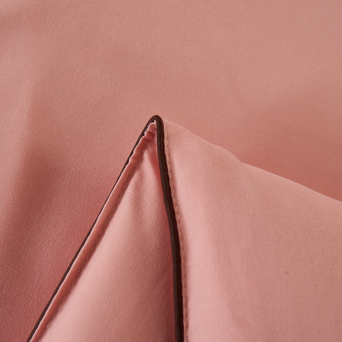 91家纺网 家纺一手货源 找家纺 畅畅家纺 2023新款洛卡棉手工订花桑蚕丝被子被芯冬被春秋被夏被 粉色