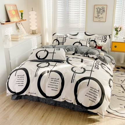 91家纺网 家纺一手货源 找家纺 （总）梦家居 2023春季新品小清新系列3-全棉单被套