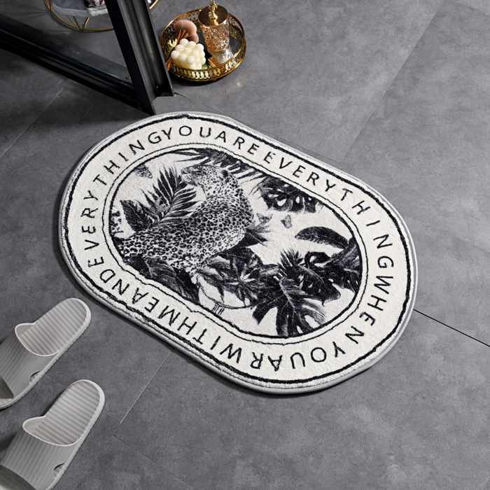 91家纺网 家纺一手货源 找家纺 （总）爵仕 2025新款高端仿羊绒浴室地毯吸水地垫门垫(可定制)