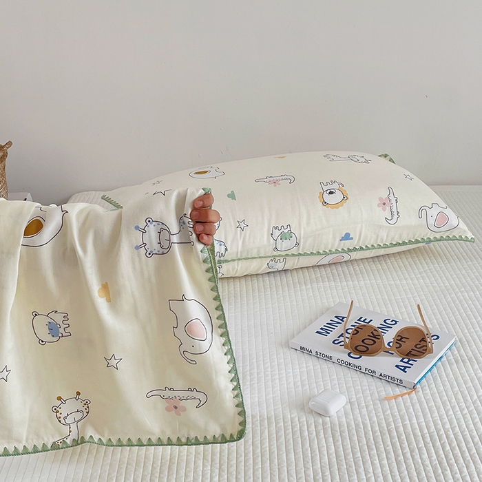 91家纺网 家纺一手货源 找家纺 （总）洋铭区 2023新款双层纱枕套