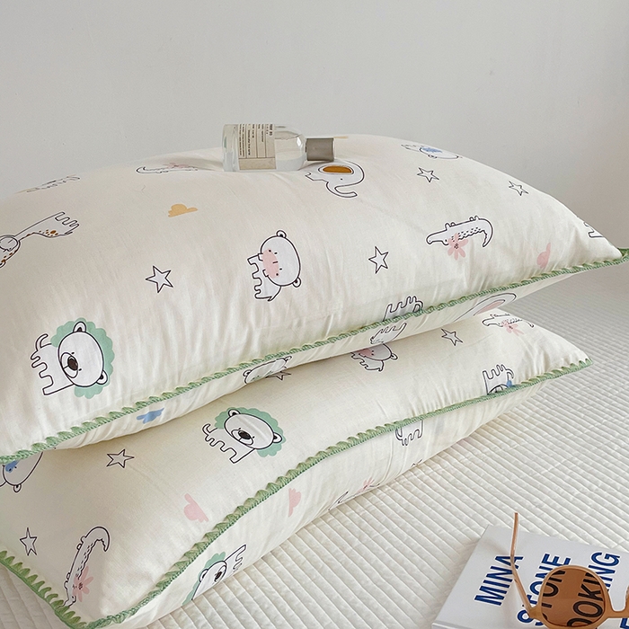 91家纺网 家纺一手货源 找家纺 （总）洋铭区 2023新款双层纱枕套