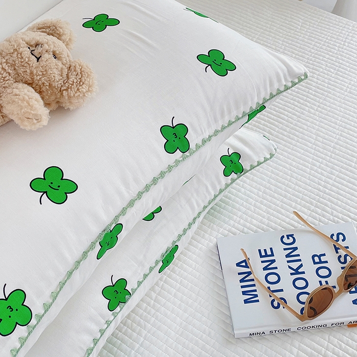 91家纺网 家纺一手货源 找家纺 洋铭区 2023新款双层纱枕套 天然氧吧1