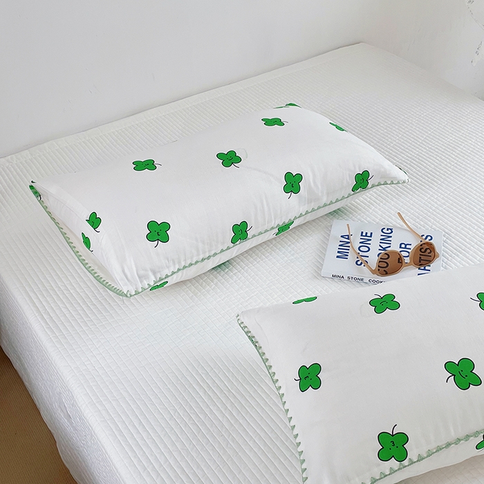 91家纺网 家纺一手货源 找家纺 洋铭区 2023新款双层纱枕套 天然氧吧1