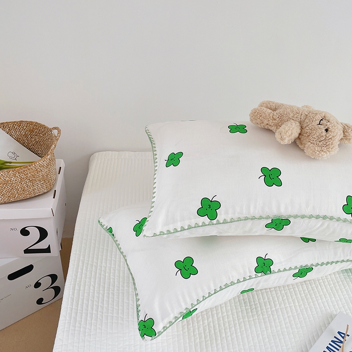 91家纺网 家纺一手货源 找家纺 洋铭区 2023新款双层纱枕套 天然氧吧1