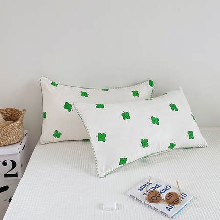 91家纺网 家纺一手货源 找家纺 洋铭区 2023新款双层纱枕套 天然氧吧1