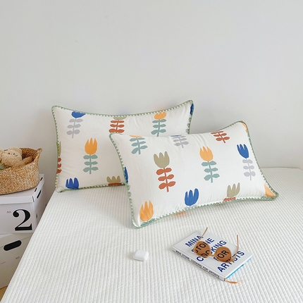 91家纺网 家纺一手货源 找家纺 （总）洋铭区 2023新款双层纱枕套