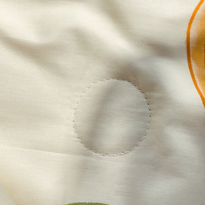 91家纺网 家纺一手货源 找家纺 金丝鸟 2023新款全棉大豆夏被四件套 心想事橙