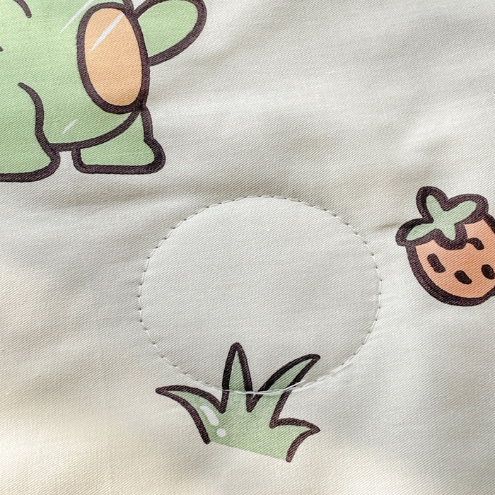 91家纺网 家纺一手货源 找家纺 金丝鸟 2023新款全棉大豆夏被四件套 宠物园