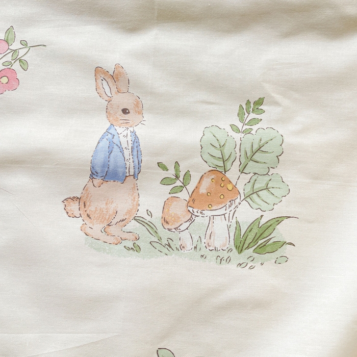 91家纺网 家纺一手货源 找家纺 金丝鸟 2023新款全棉大豆夏被四件套 温馨小兔