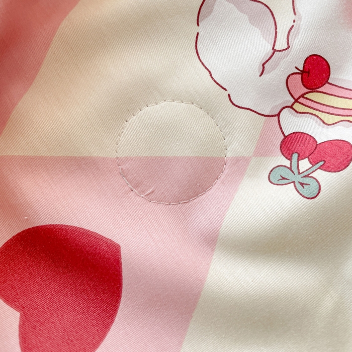 91家纺网 家纺一手货源 找家纺 金丝鸟 2023新款全棉大豆夏被四件套 英伦爱心