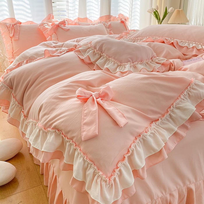 91家纺网 家纺一手货源 找家纺 唐人居 2025新款水洗棉麻梦幻系列 梦幻玉