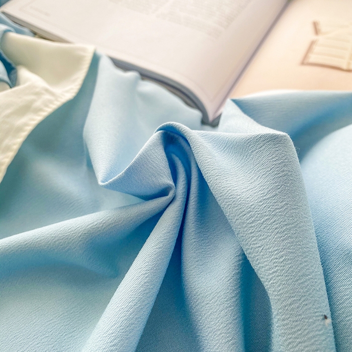 91家纺网 家纺一手货源 找家纺 唐人居 2025新款水洗棉麻梦幻系列 梦幻蓝