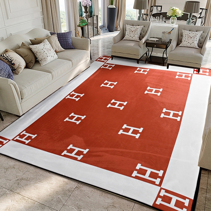 91家纺网 家纺一手货源 找家纺 爵仕 2023轻奢大地垫客厅大地毯复古 H 橘