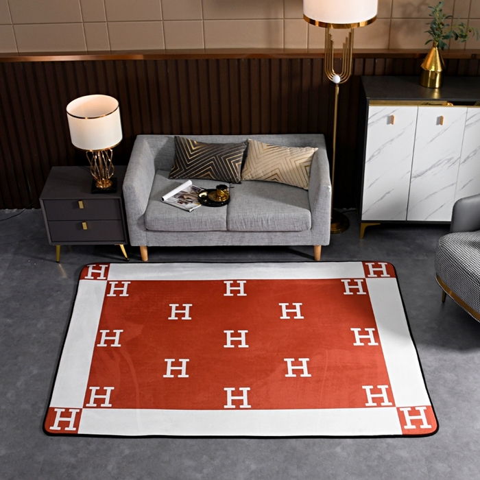 91家纺网 家纺一手货源 找家纺 爵仕 2023轻奢大地垫客厅大地毯复古 H 橘