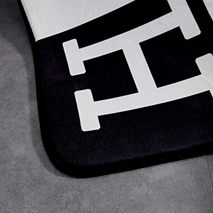 91家纺网 家纺一手货源 找家纺 爵仕 2023轻奢大地垫客厅大地毯复古 H 黑