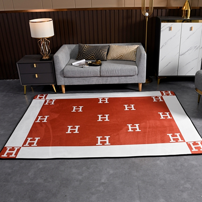 91家纺网 家纺一手货源 找家纺 爵仕 2023轻奢大地垫客厅大地毯复古 H 橘