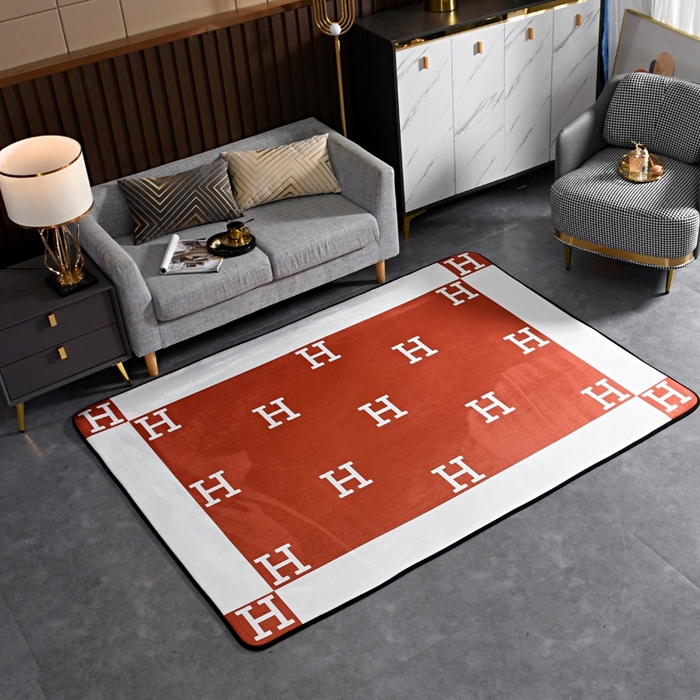 91家纺网 家纺一手货源 找家纺 爵仕 2023轻奢大地垫客厅大地毯复古 H 橘