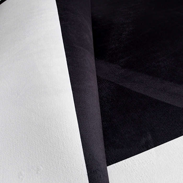 91家纺网 家纺一手货源 找家纺 爵仕 2023轻奢大地垫客厅大地毯复古 H 黑