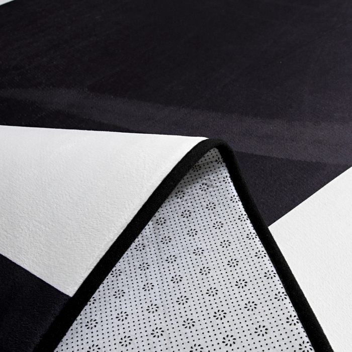 91家纺网 家纺一手货源 找家纺 爵仕 2023轻奢大地垫客厅大地毯复古 H 黑