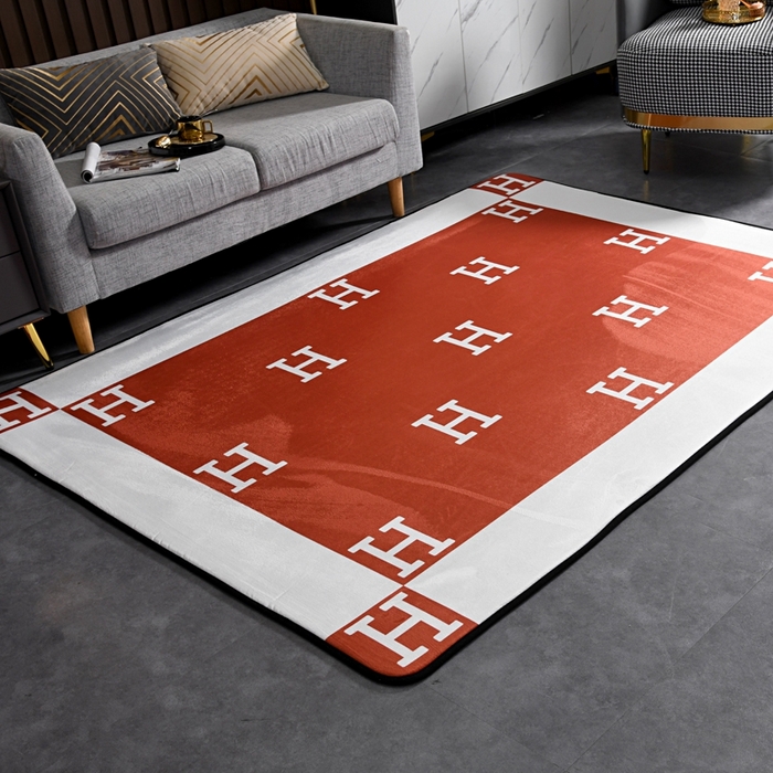 91家纺网 家纺一手货源 找家纺 爵仕 2023轻奢大地垫客厅大地毯复古 H 橘