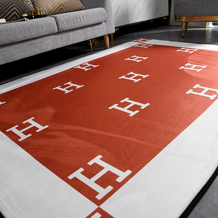 91家纺网 家纺一手货源 找家纺 爵仕 2023轻奢大地垫客厅大地毯复古 H 橘