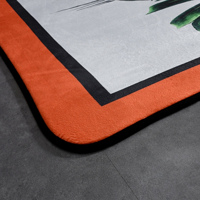 91家纺网 家纺一手货源 找家纺 爵仕 2023轻奢大地垫客厅大地毯复古 豹